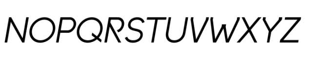 RFX Modern Italic Font UPPERCASE