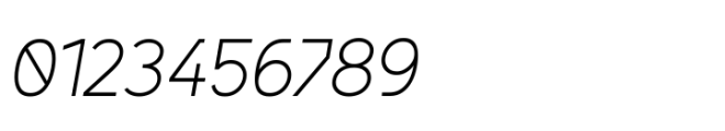 RFX Modern Light-Italic Font OTHER CHARS