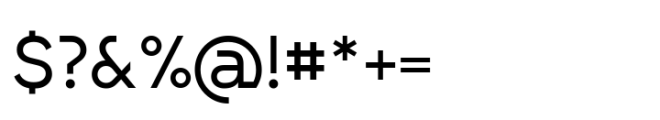 RFX Modern Medium Font OTHER CHARS