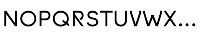 RFX Modern Medium Font UPPERCASE