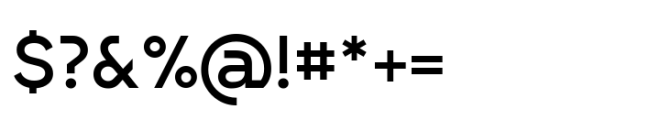 RFX Modern Semibold Font OTHER CHARS