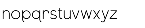 RFX easy Light Font LOWERCASE