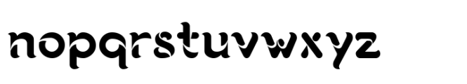 RFX elegant Font LOWERCASE