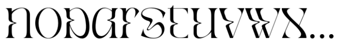 Rghs Regular Font LOWERCASE