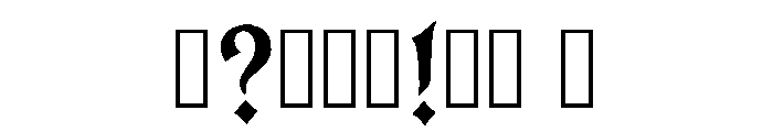 Rhago Regular Font OTHER CHARS