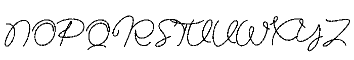 Rhea Line Font UPPERCASE
