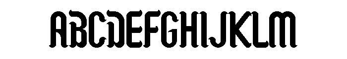 Rhombus Font UPPERCASE