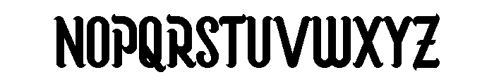 Rhombus Font UPPERCASE