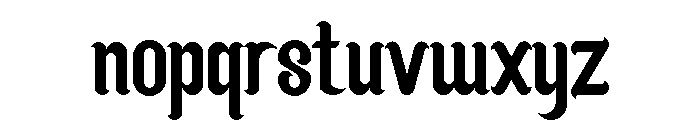 Rhombus Font LOWERCASE