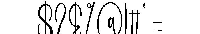 Rhythem Beach Font OTHER CHARS
