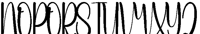 Rhythem Beach Font UPPERCASE