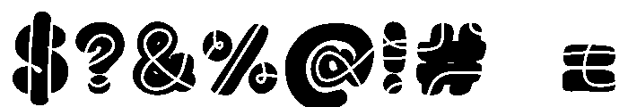 RhythmBlock Font OTHER CHARS
