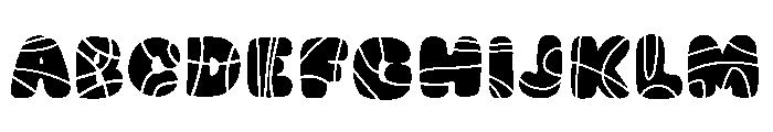 RhythmBlock Font UPPERCASE