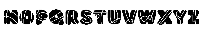 RhythmBlock Font UPPERCASE