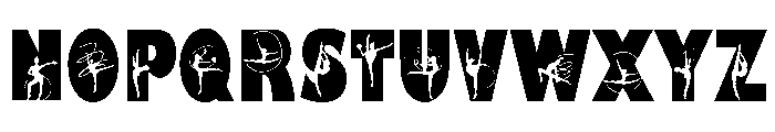 Rhythmic Gymnastic Font LOWERCASE