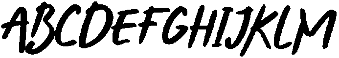 RHYTHM Regular otf (400) Font UPPERCASE