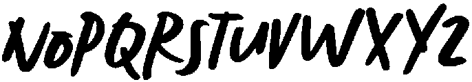 RHYTHM Regular otf (400) Font LOWERCASE