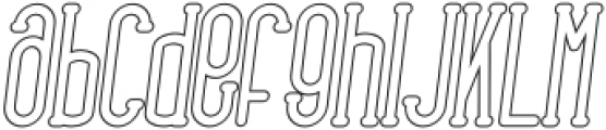 Rhantica Serif Ital Out otf (400) Font LOWERCASE