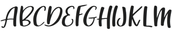 Rhapsody Font Regular otf (400) Font UPPERCASE