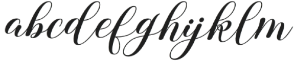 Rhapsody Script Slant Regular otf (400) Font LOWERCASE