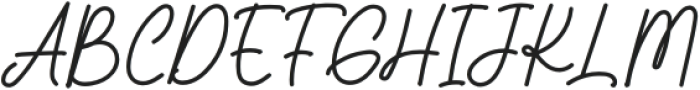 Rhapsody Signature otf (400) Font UPPERCASE