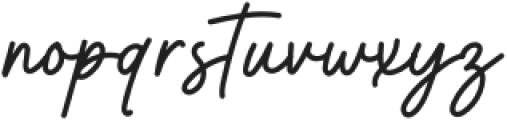 Rhapsody Signature otf (400) Font LOWERCASE