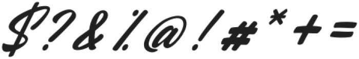 Rhapson Script Italic Italic otf (400) Font OTHER CHARS