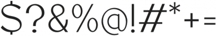 Rhiccus Extra Light otf (200) Font OTHER CHARS