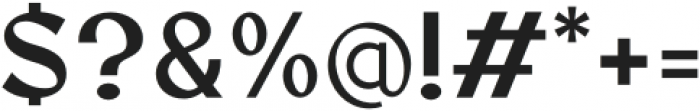 Rhiccus Medium otf (500) Font OTHER CHARS