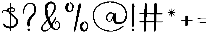 Rhinestone Regular otf (400) Font OTHER CHARS