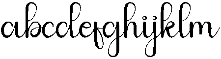 Rhinestone Regular otf (400) Font LOWERCASE