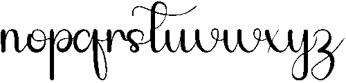 Rhinestone Regular otf (400) Font LOWERCASE