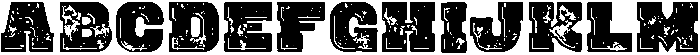 Rhino Inline Grunge otf (400) Font UPPERCASE