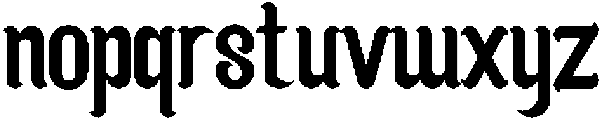 Rhombus Regular ttf (400) Font LOWERCASE