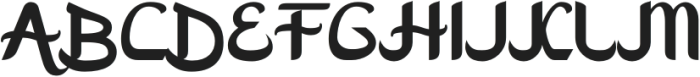 Rhomdon-Regular otf (400) Font UPPERCASE