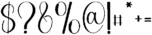 Rhythm Regular otf (400) Font OTHER CHARS