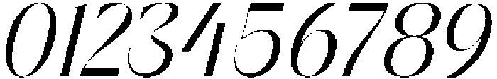 Rhythm The Night Italic otf (400) Font OTHER CHARS