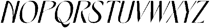 Rhythm The Night Italic otf (400) Font UPPERCASE