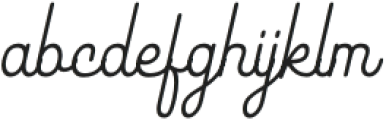 Rhythmics otf (400) Font LOWERCASE