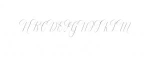 Rhodanthe.otf Font UPPERCASE