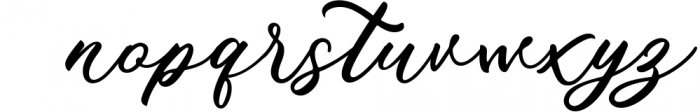 Rhapsody Script Font LOWERCASE