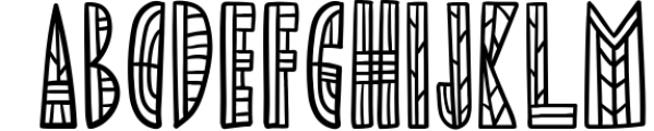 Rhefilla | Decorative Typeface Font UPPERCASE