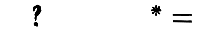 RHHorneOrion Font OTHER CHARS