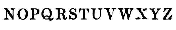 RHHorneOrion Font UPPERCASE
