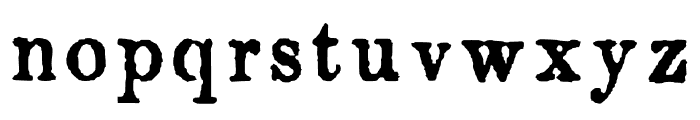 RHHorneOrion Font LOWERCASE