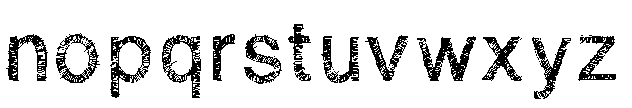 RHSketchyBastard Font LOWERCASE