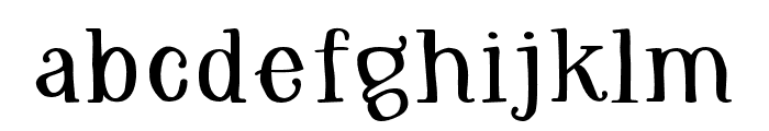 Rhaegarwood-Regular Font LOWERCASE