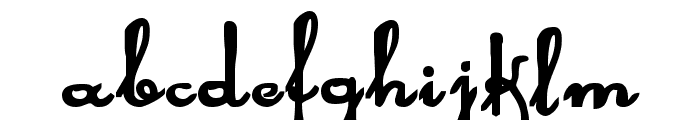 Rhalina Bold Expanded Font LOWERCASE