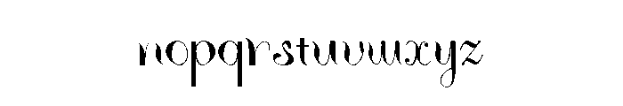 Rhannie Font LOWERCASE