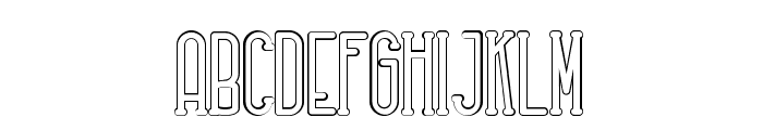 Rhantica-SerifOut Font UPPERCASE